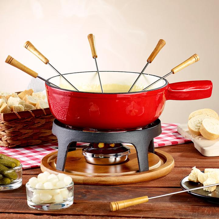 Produktbild Rosenstein & Söhne Käsefondue-Topf aus Gusseisen
