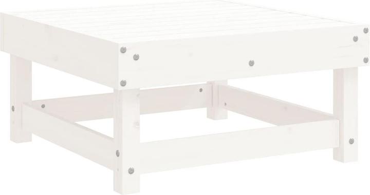 Produktbild VidaXL 4-tlg. Garten-Lounge-Set Weiss Massivholz Kiefer,Farbe