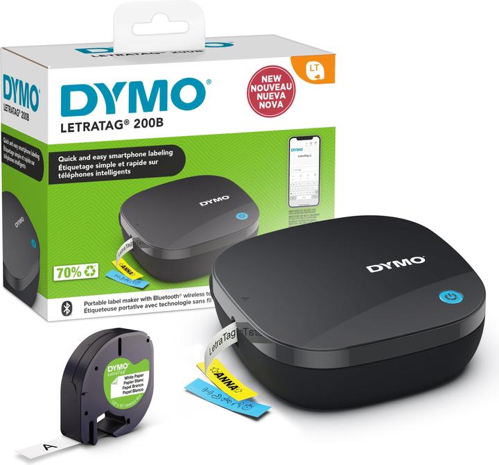 Actual product image Dymo LetraTag LT-200 B
