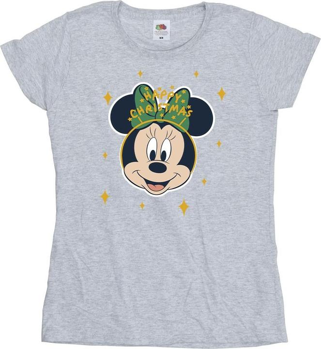 Immagine prodotto Disney Minnie Mouse Happy Christmas Maglietta Donna (L)