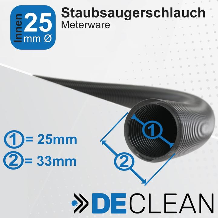 Immagine prodotto D-Clean Staubsaugerschlauch 25mm