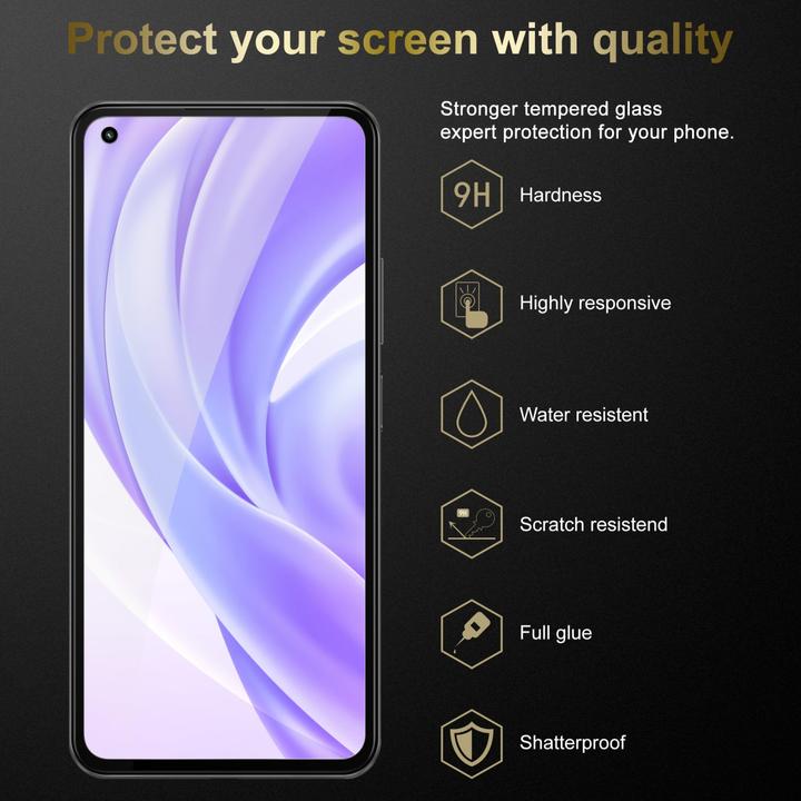 Actual product image Cadorabo Full screen display protection glass (1 Piece, Xiaomi Mi 11 Lite, Xiaomi Mi 11 Lite 5G, Xiaomi Mi 11 Lite 5G NE)