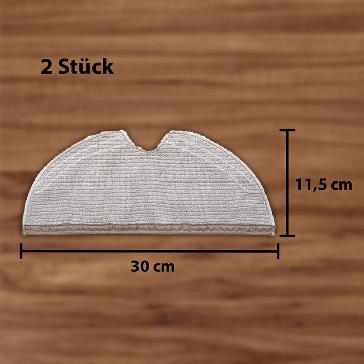 Produktbild Hermex Alternative Wischtücher für Roborock S5+S6 series Mop Aufsatz 2er Pack
