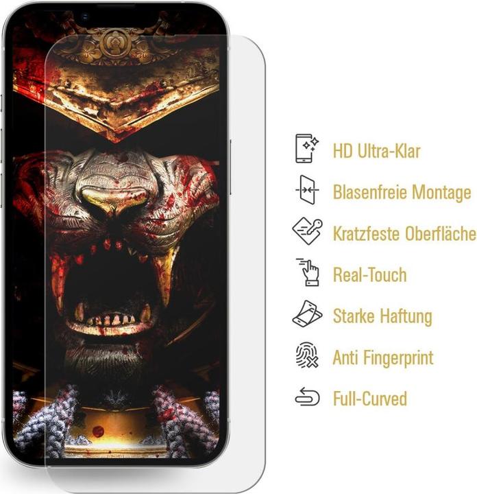 Produktbild Protectorking 4x 9H Panzerglas flexibel HD Klar (4 Stück, Apple iPhone 15 Plus)