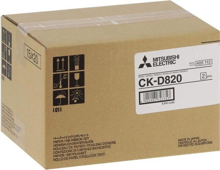 Immagine prodotto Mitsubishi Electric CK-D 820 10x15 cm 2x 430 stampe (10 x 15 cm, 430 x)