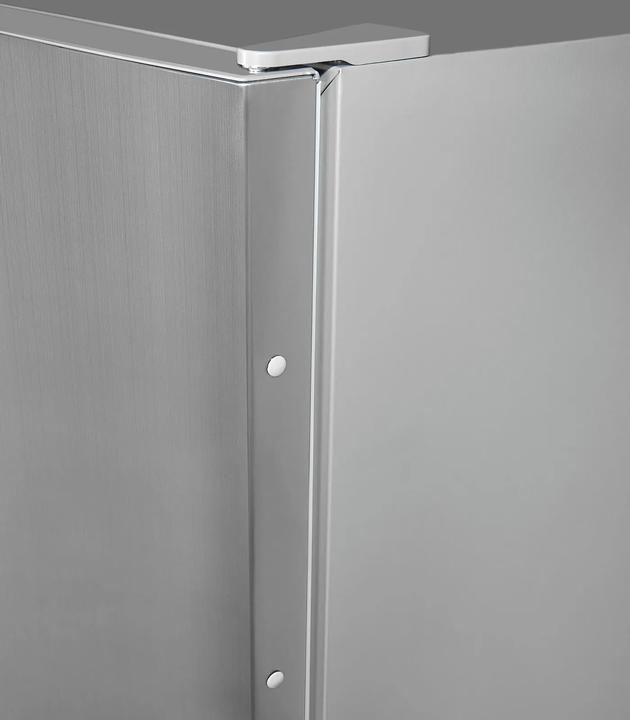 Actual product image Exquisit GS231-NF-H-010D inoxlook, freezer (freestanding) (Stand-alone, 161 l)