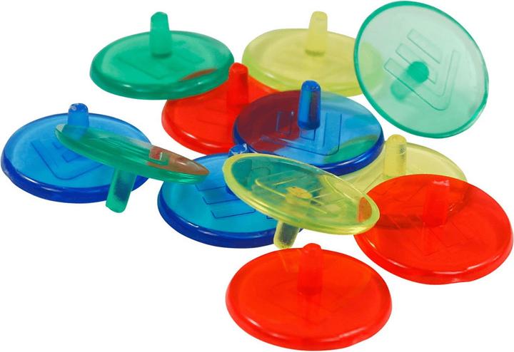Masters Golfballmarkierer Neon 12Erpack