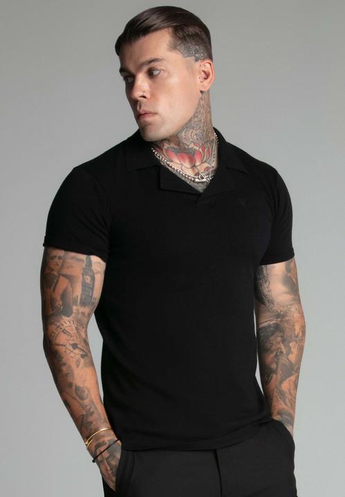 Siksilk Polo Revere Collar Polo (M)