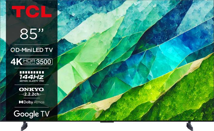 Produktbild TCL 85C855 (85", Mini-LED, 4K, 2024)