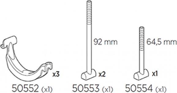 Image du produit Thule Adaptateur de tube carré ProRide (Noir)