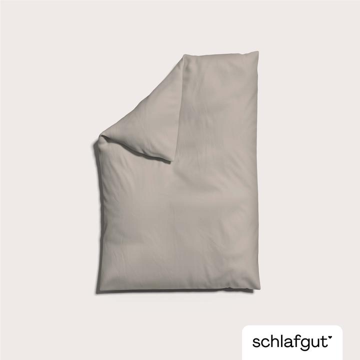 Actual product image schlafgut Woven Satin (Duvet cover, 140 x 200 cm)