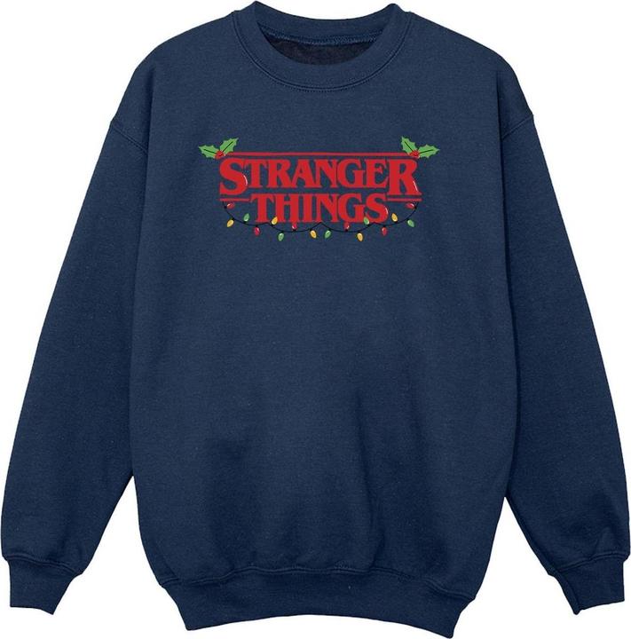 Netflix Stranger Things Christmas Lights Sweatshirt Mädchen