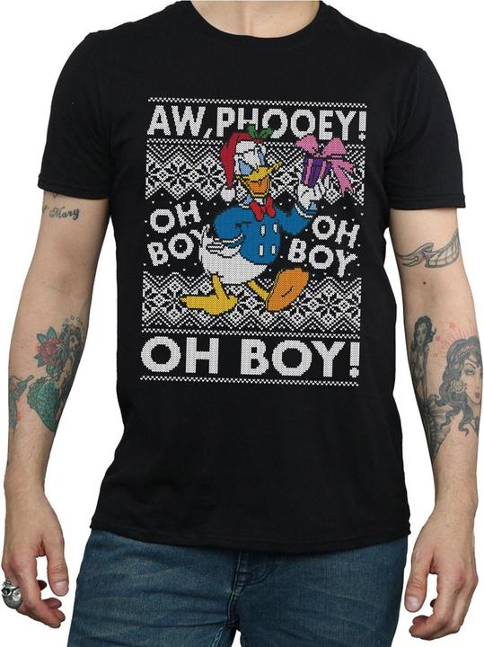 Produktbild Disney Donald Duck Christmas Fair Isle TShirt (L)