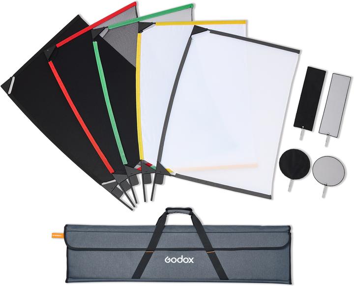 Immagine prodotto Godox Scrim Fahnen Kit (Ombrello, 15 cm)