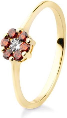 Produktbild Breuning RING - BRILLANT ROT/Brill. 0,25 Ct. H/si (54, 750/18 K Gold)