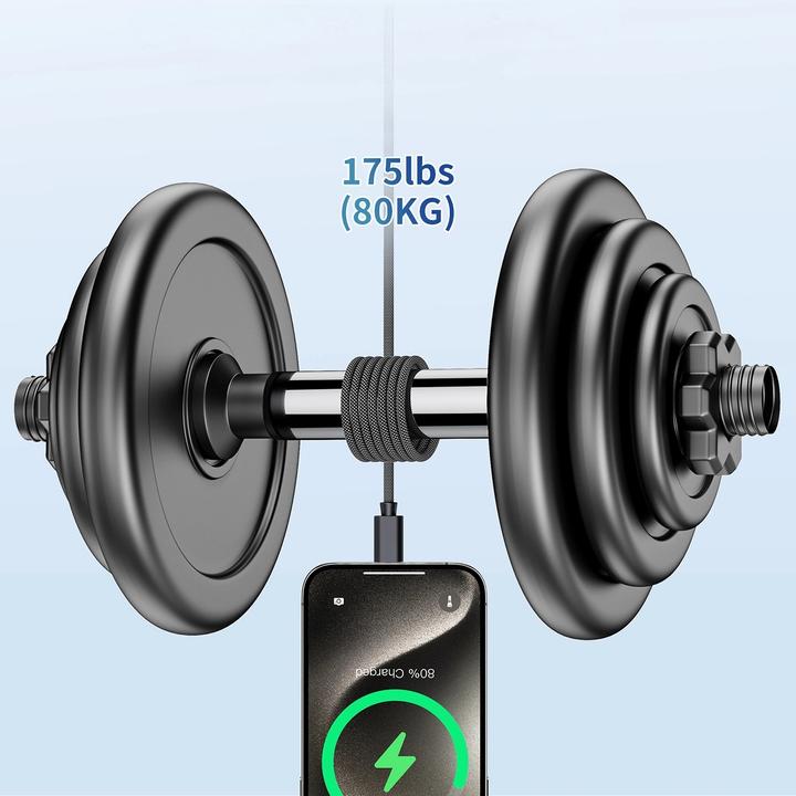 Actual product image Choetech XCC-1054 240W Cable with Power Delivery 3.1 USB-C Magnetic 1.2m - Black (1.20 m, USB 3.1, 240 W)