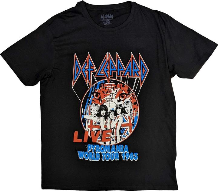 Immagine prodotto Def Leppard Pyro World Tour Maglietta Adulto Unisex (L)