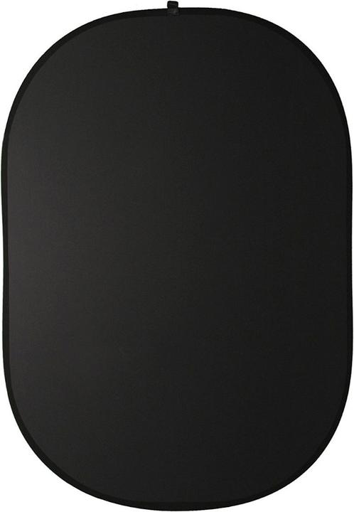 Caruba faltbarer Hintergrund 150x200cm Baumwolle schwarz/weiss (150 cm, 200 cm)