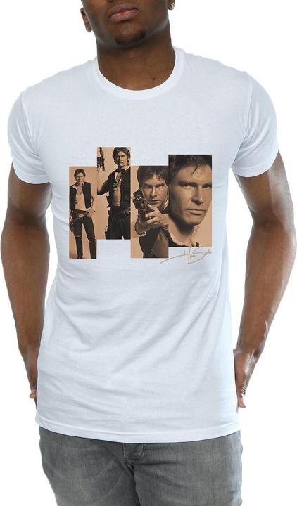 Actual product image Star Wars Mens Han Solo Photoshoot T-Shirt (S)