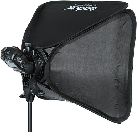 Godox S type Bracket Bowens + Softbox 60x60cm (Adapter)
