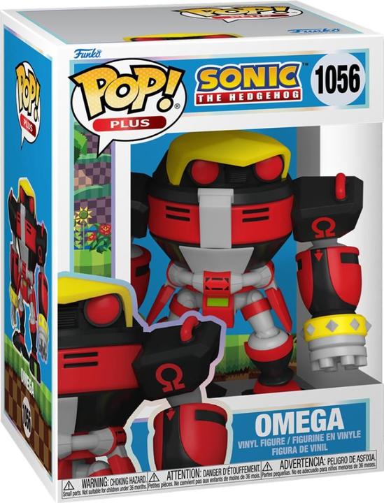 Actual product image Funko Sonic the Hedgehog POP! games vinyl figure E-123 Omega 9 cm