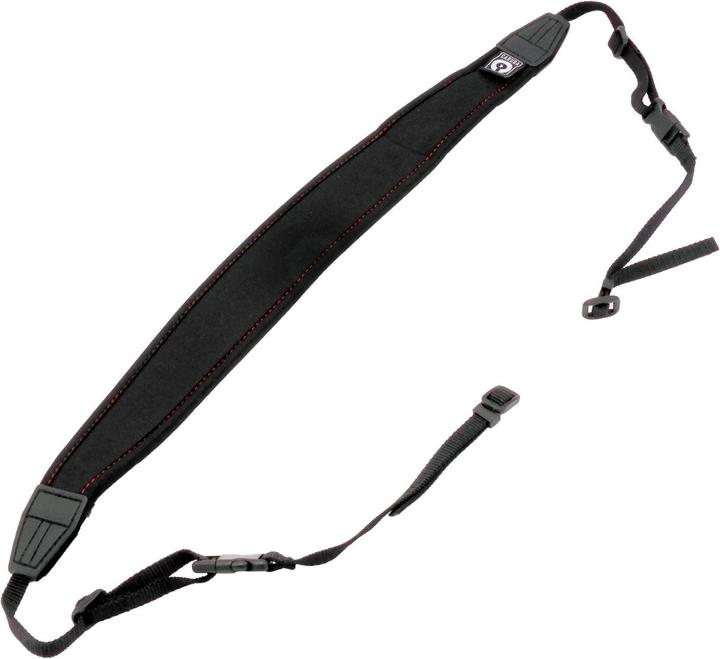 Immagine prodotto Caruba Cinghia da collo per fotocamera extra lunga + sgancio rapido (nero + rosso) (Cintura collo)