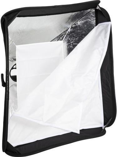 Actual product image Godox S2 type Bracket Bowens + Softbox 80x80cm + Grid (Flash unit spare parts)