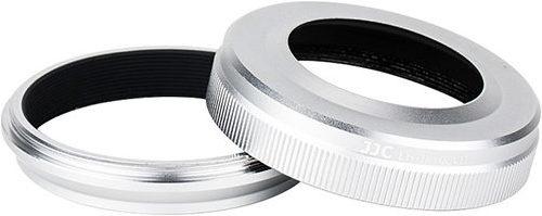 Produktbild JJC LH JX100VII Zonnekap Zilver (Fujifilm LH X100 lens hood en AR X100 adapter ring)