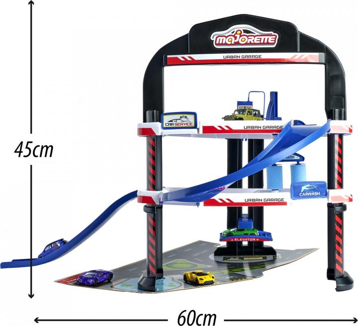 Produktbild Majorette Urban Garage mit 5 Autos