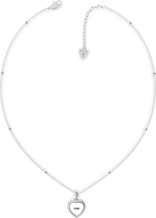 Actual product image Guess Necklace with pendant FINE HEART stainless steel (Stainless steel, 42 cm)