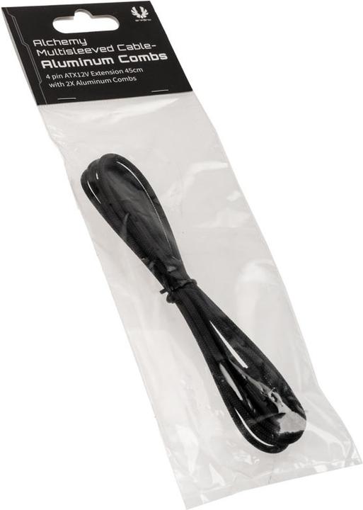 Actual product image BitFenix Alchemy 4-pin ATX12V extension cable, 45 cm, sleeved