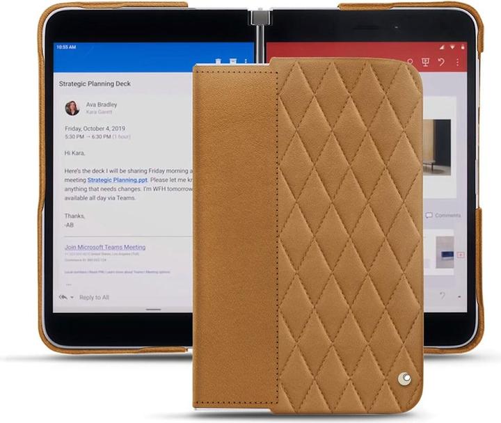 Actual product image Noreve Leather cover (Microsoft Surface Duo)