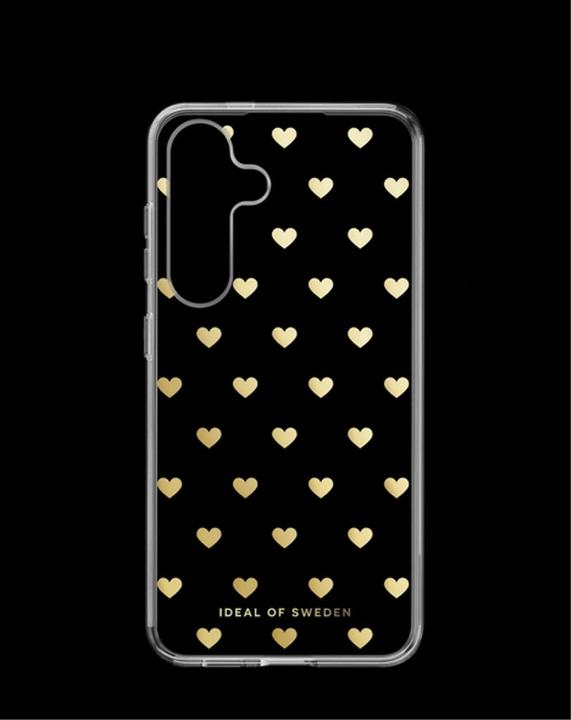 Actual product image iDeal Of Sweden Clear Case Mid - Golden Hearts (Samsung Galaxy S24)