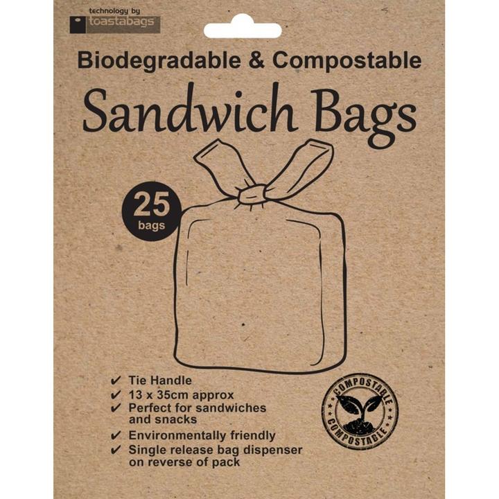 Actual product image Planit Products Biodegradable breakfast bags (25pack)