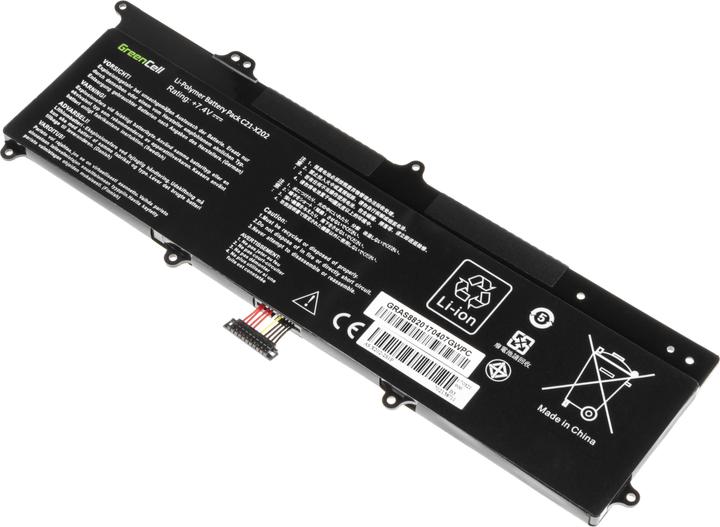 Actual product image ASUS Green Cell Battery Green Cell C21-X202 for X201E F201E VivoBook F202E Q200E S200E (4 Cells, 4500 mAh)