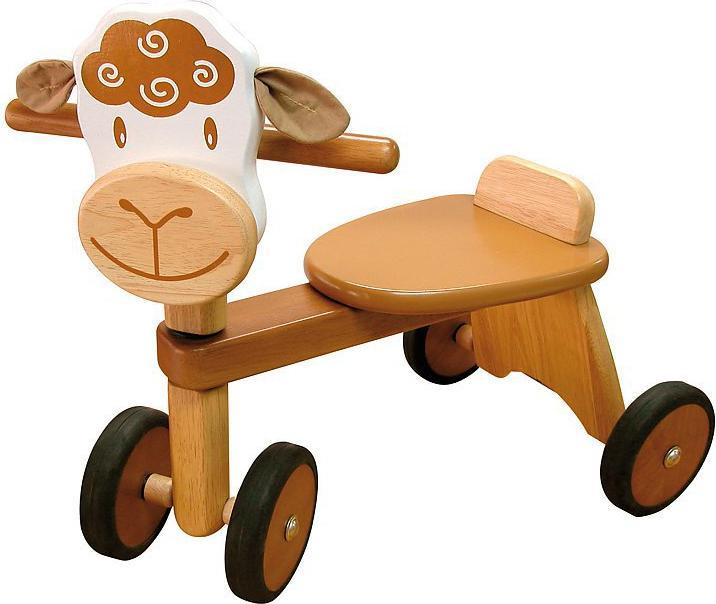 Actual product image I`m toy Wooden sliding sheep