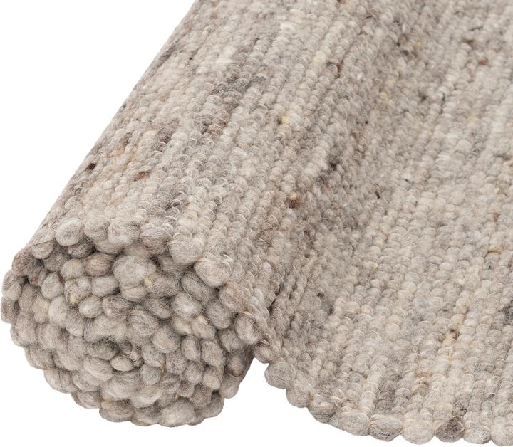 Actual product image Pergamon Natur Teppich Wolle Alaska Meliert (140x200 cm)