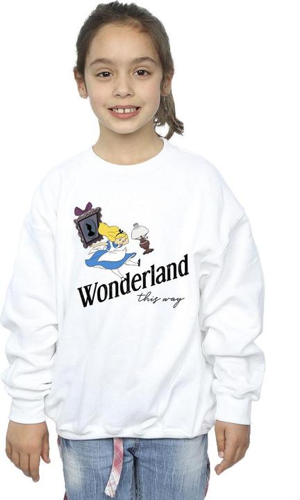 Produktbild Disney Alice In Wonderland This Way Sweatshirt Mädchen (152, 158)