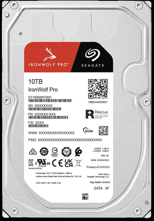 Produktbild Seagate IronWolf Pro High WRL (10 TB, 3.5", CMR)