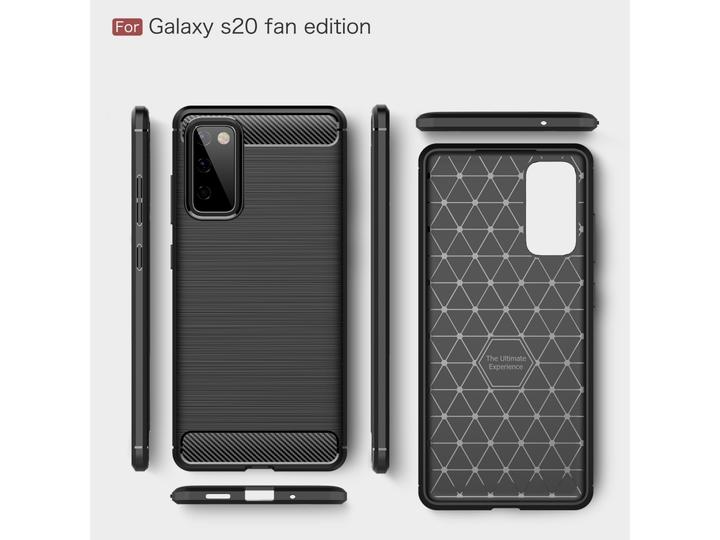 Produktbild Screenguard Carbon Brushed Soft TPU Case (Samsung Galaxy S20 FE)