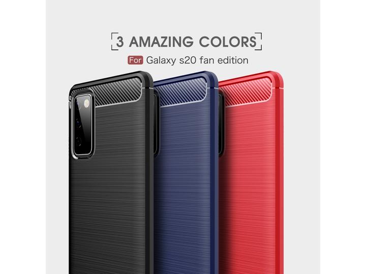 Produktbild Screenguard Carbon Brushed Soft TPU Case (Samsung Galaxy S20 FE)