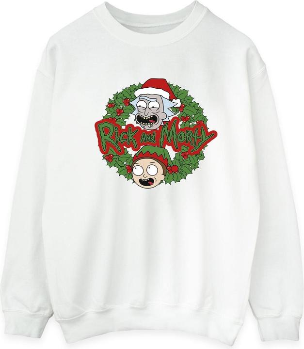 Produktbild Rick And Morty Christmas Wreath Sweatshirt (S)