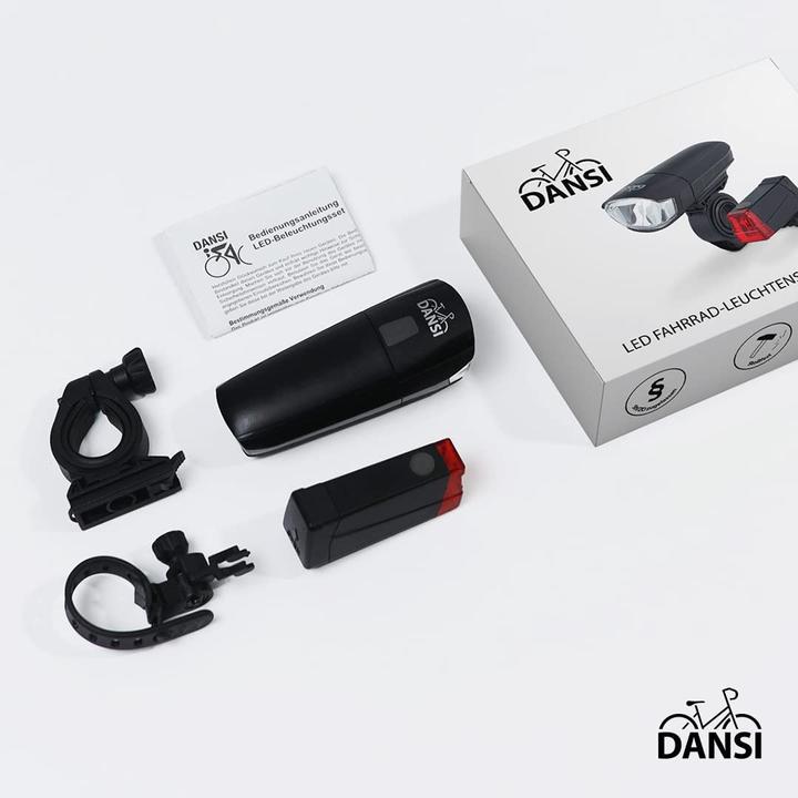 Image du produit Dansi Kit d'éclairage LED pour vélo Basic (90 lm, 35 lm)