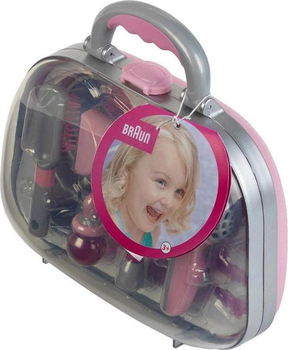 Actual product image Theo Klein Styling case with Braun hair dryer