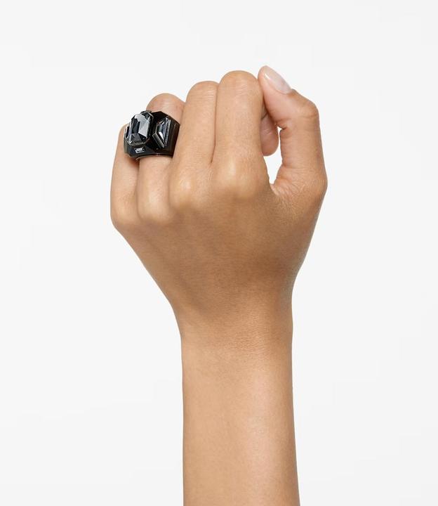 Actual product image Swarovski Chroma Cocktail Ring Black (52)