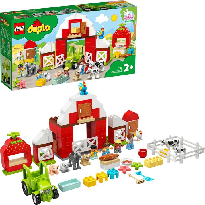 Produktbild LEGO Scheune, Traktor und Tierpflege (10952)