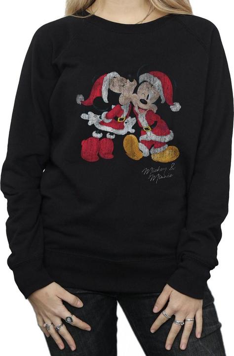 Image du produit Disney - Sweat MICKEY AND MINNIE CHRISTMAS KISS - Femme (L)
