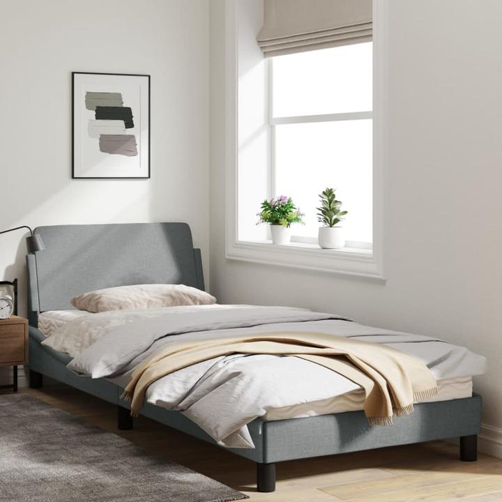 Immagine prodotto VidaXL Giroletto con testiera in tessuto (80 x 200 cm)