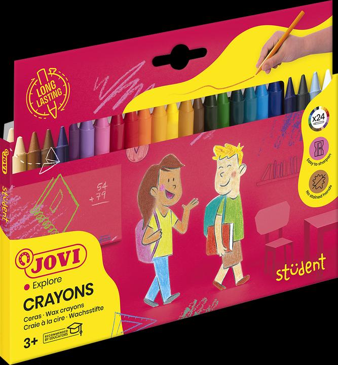 Produktbild Jovi Kredki świecowe Plasticolor 24 kolory uniw (24 Farben, 1 x)