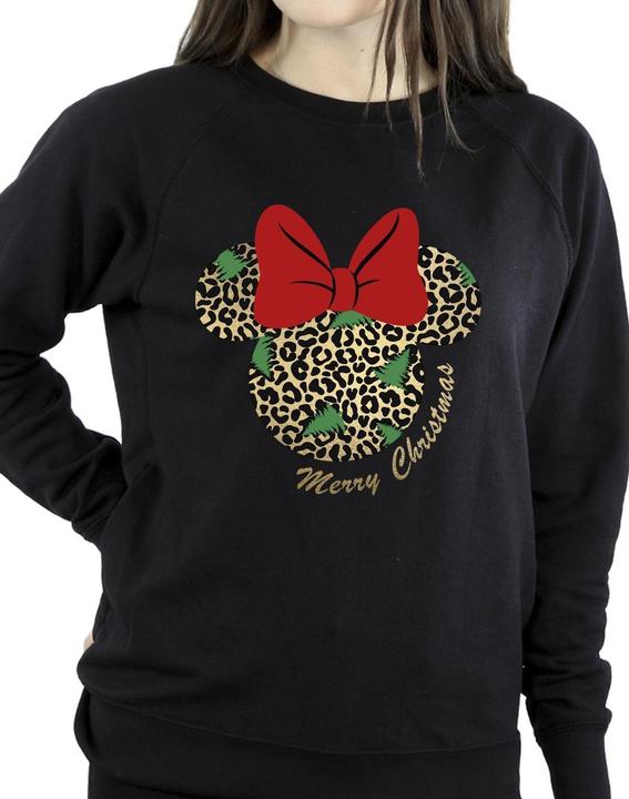 Image du produit Disney - Sweat MINNIE MOUSE LEOPARD CHRISTMAS - Femme (L)